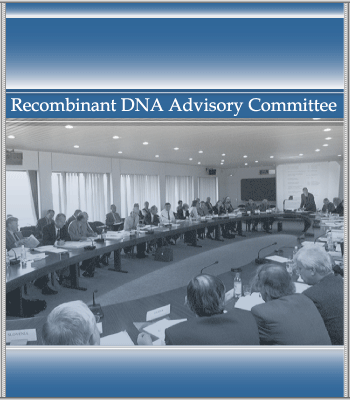 Recombinant DNA Advisroy Committee Image