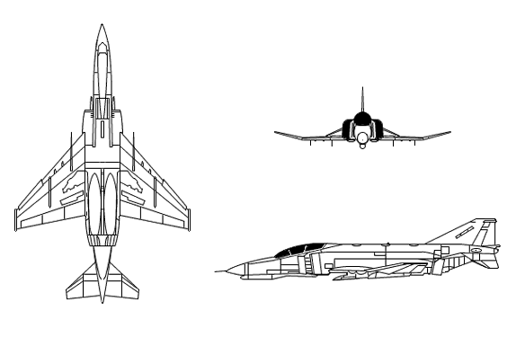 F4 Phantom II Drawing