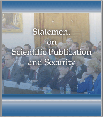 Statement on Scientific Publication and Security Image