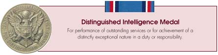 Distinguished Intelligence, medal