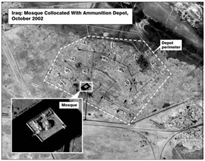 Iraq: Mosque Collocated With Ammunition Depot, October 2002