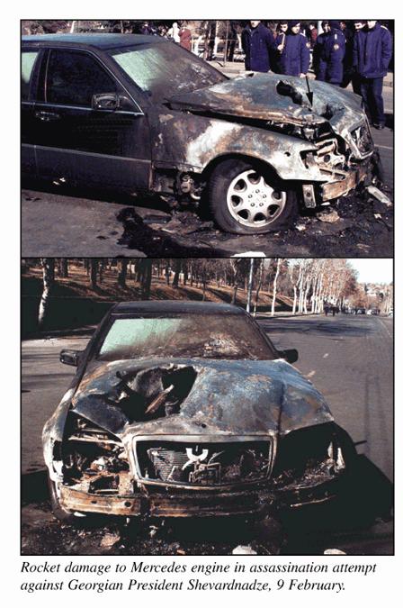Damage to engine in assassination attempt, 9 February