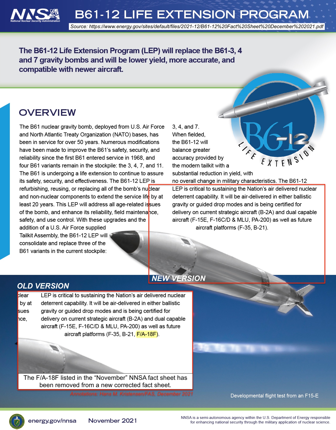 Replacement nuclear warhead triggers questioned