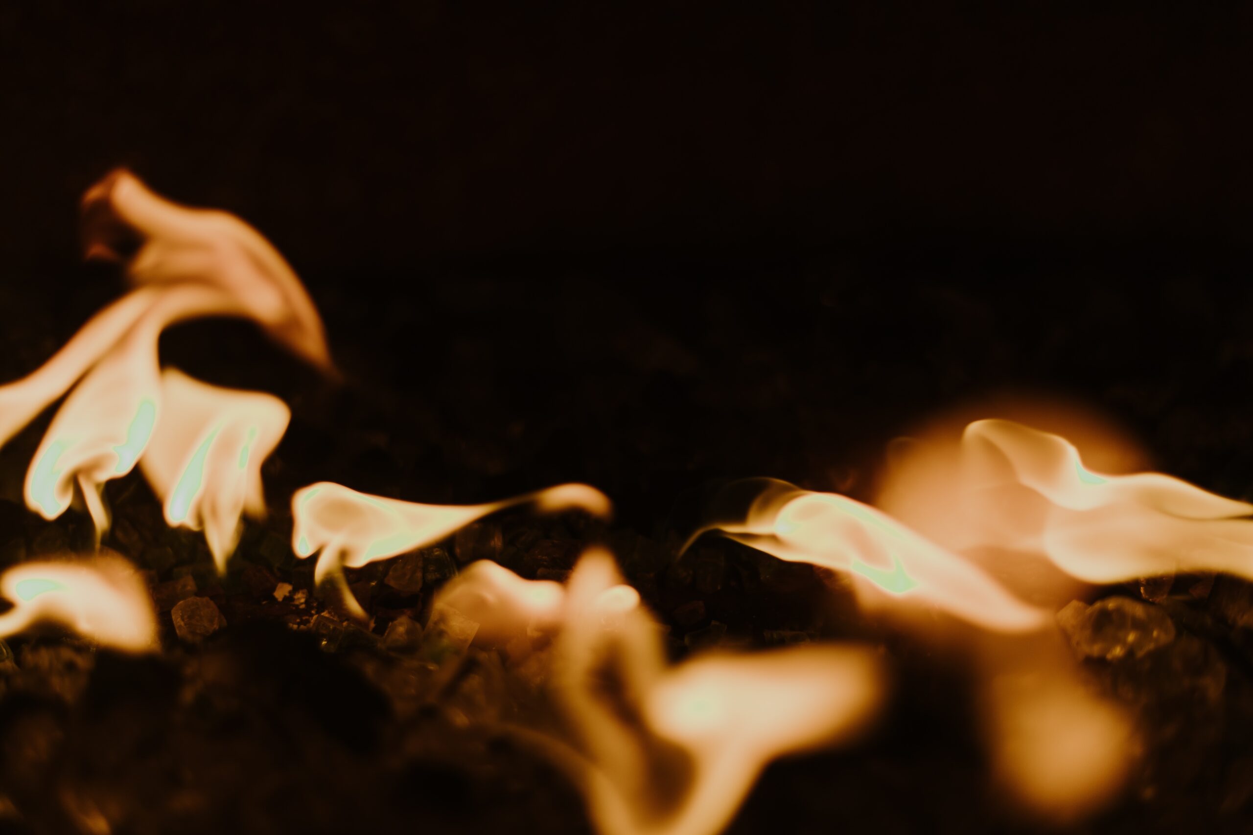Closeup of flame