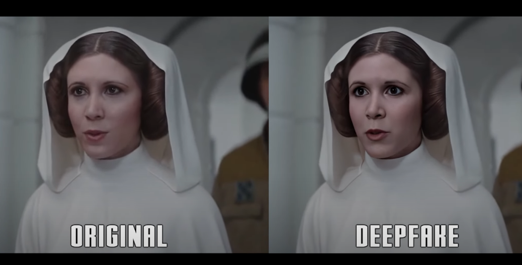 In 2020, a hobbyist creator employed an open-source generative AI model to ‘enhance’ the Hollywood CGI version of Princess Leia in the film Rouge One.