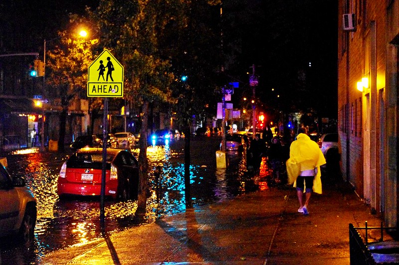 flooding from Hurricane Sandy in New York City