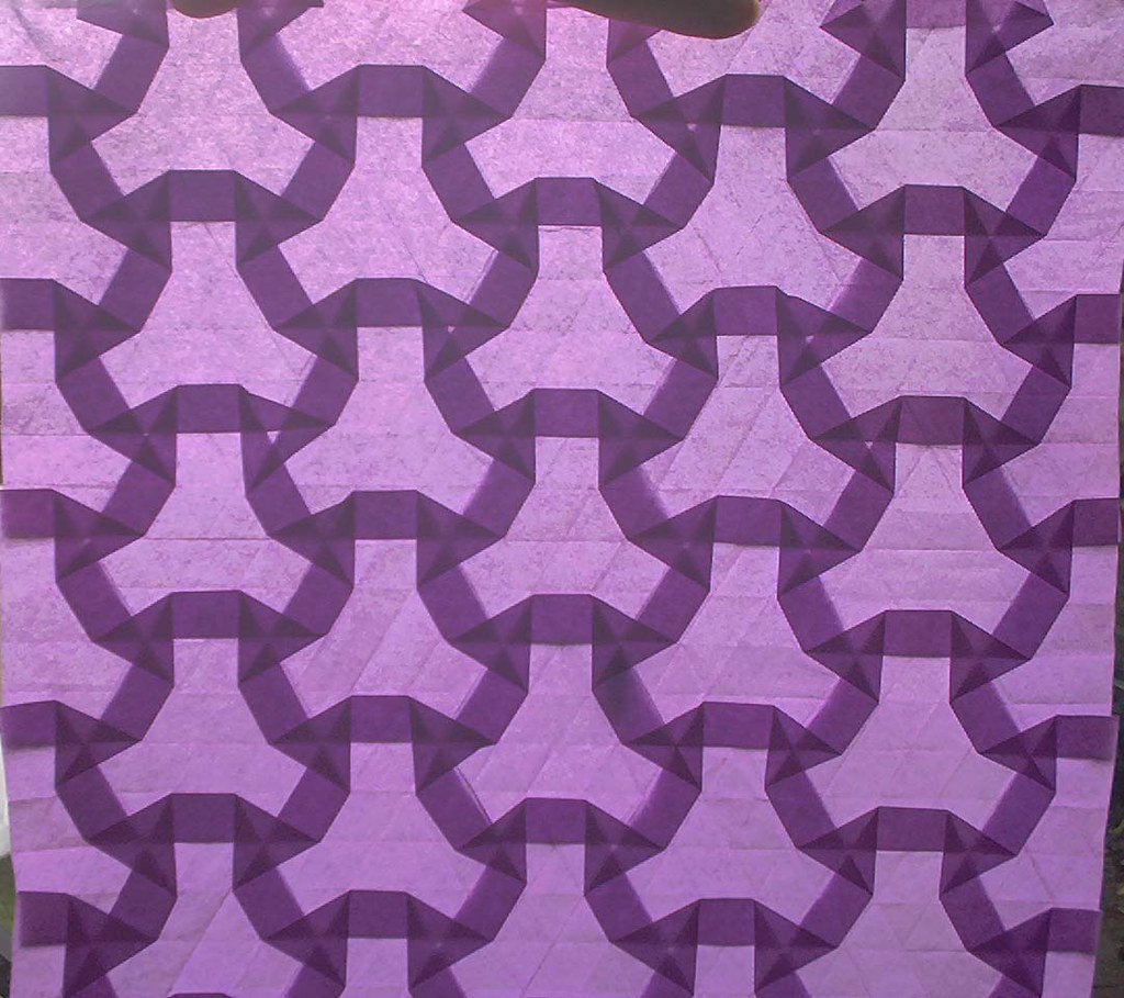 Tiled Hex Tessellation folded by Danilo